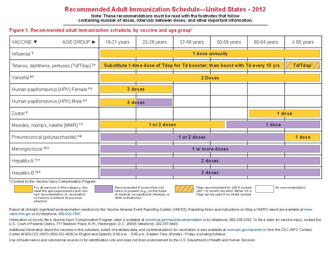 Adult Immunization Page 